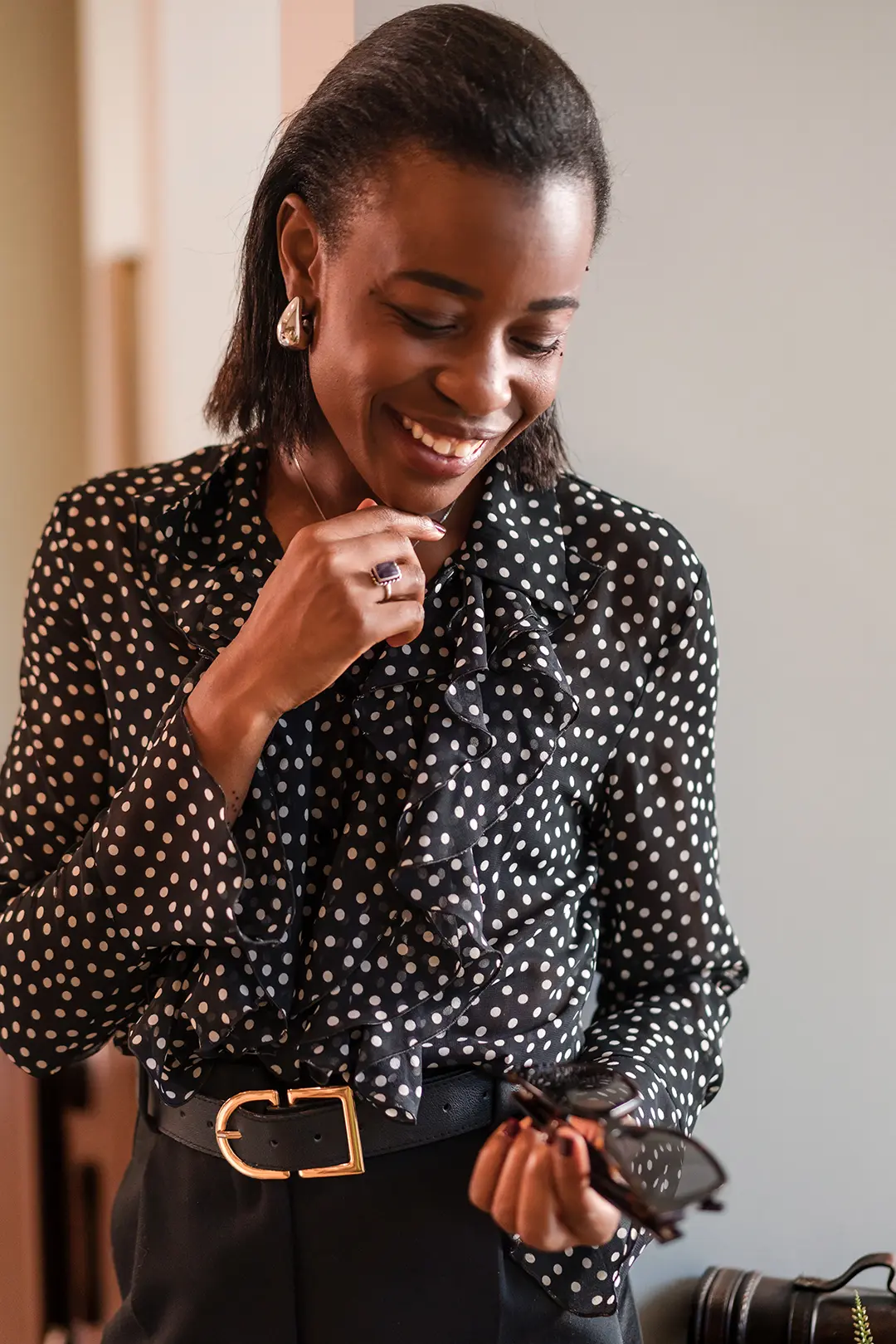 Portrait branding d’une entrepreneure, pour illustrer son identité de marque