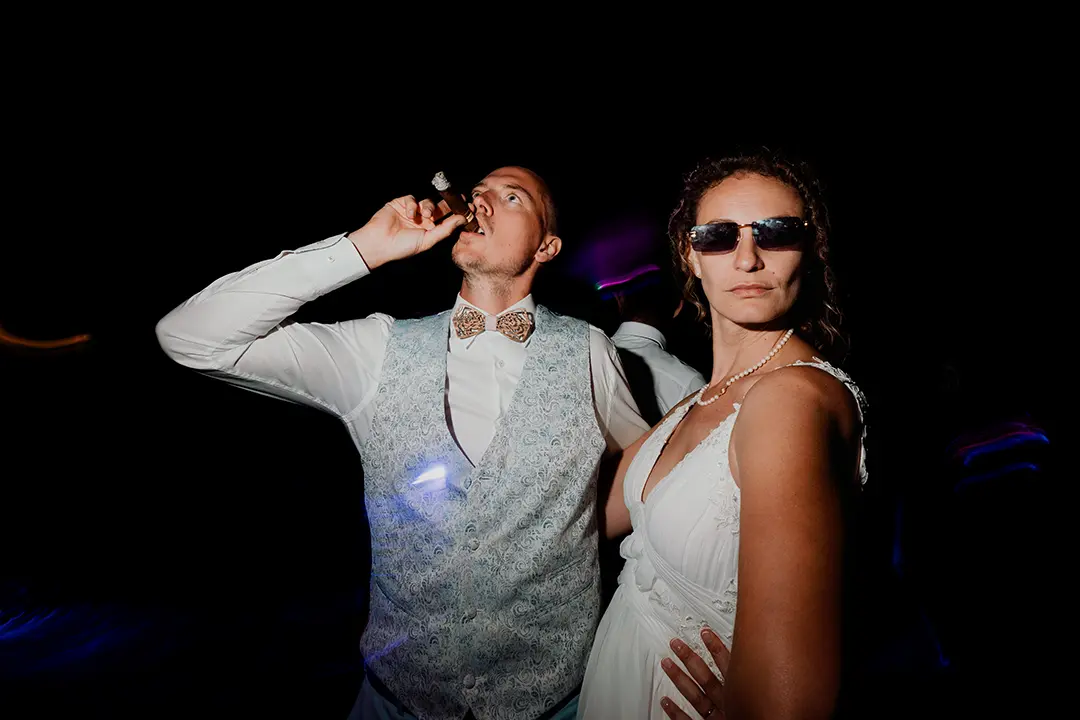 Ambiance de soirée de mariage — reportage photo en Provence